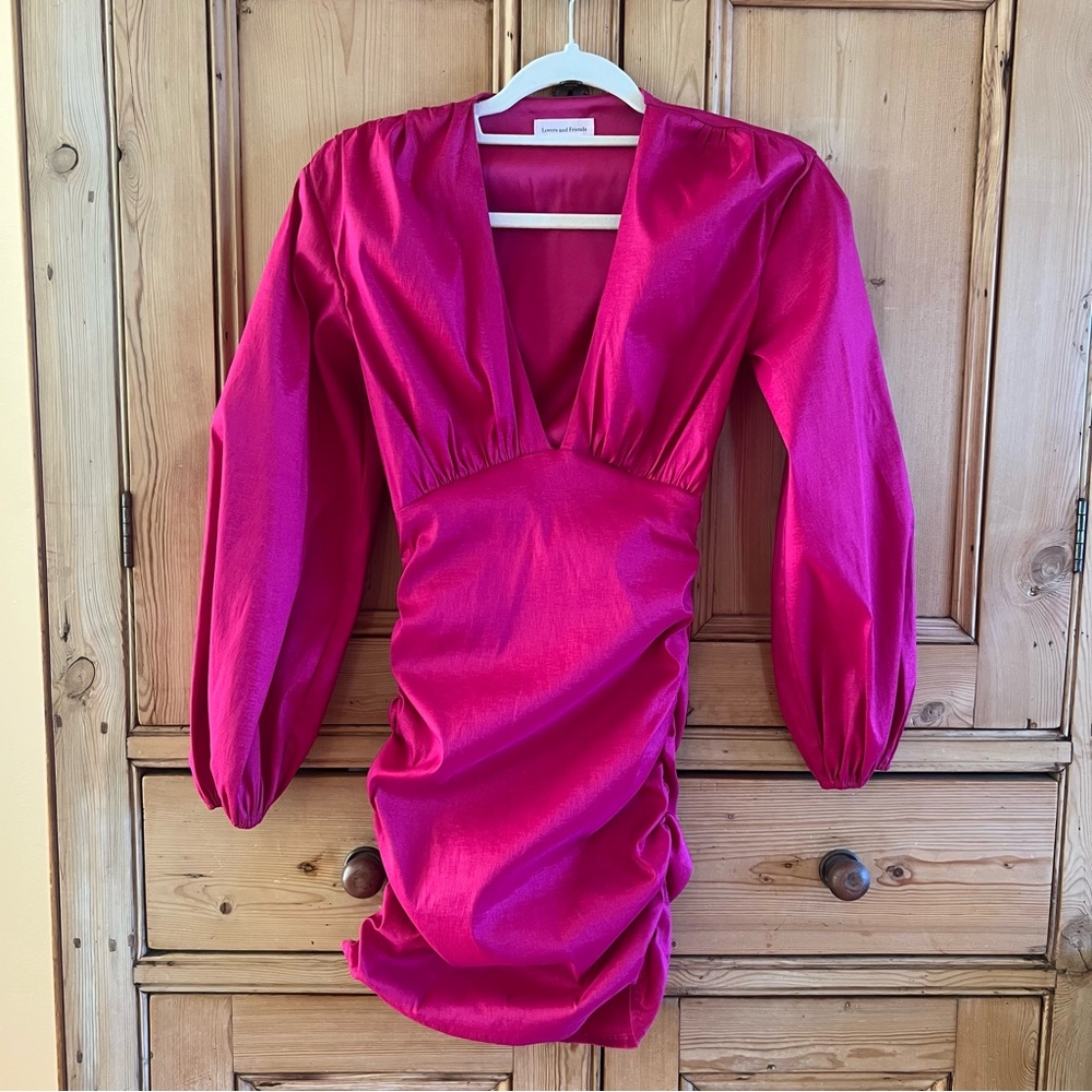 Lovers + Friends • Magenta Pink Lorenza Mini Dress • Size XS